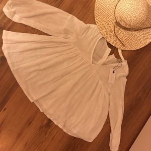White babydoll Long sleeve